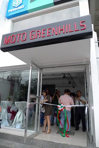 The Moto Greenhills showroom beside BMW Klassik Greenhills Ortigas Avenue 