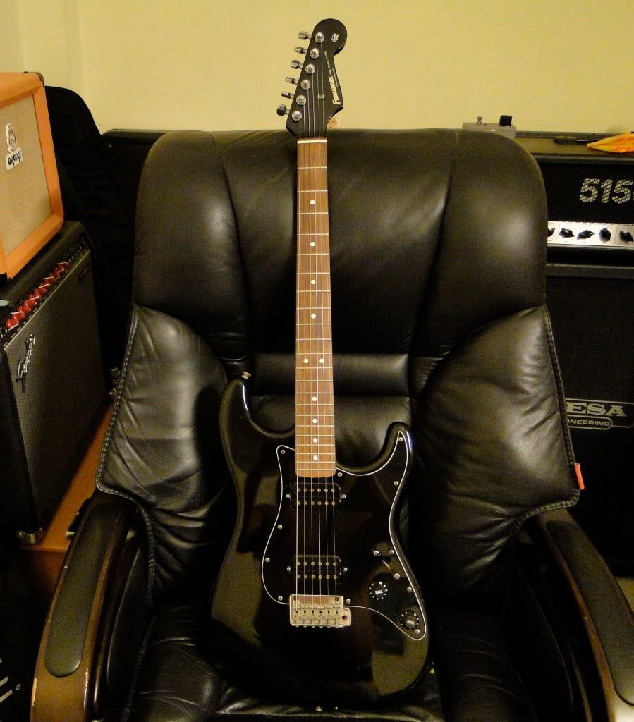 FS:Rare Vintage 1980 FERNANDES THE FUNCTION MIJ STRAT/Nitro Black