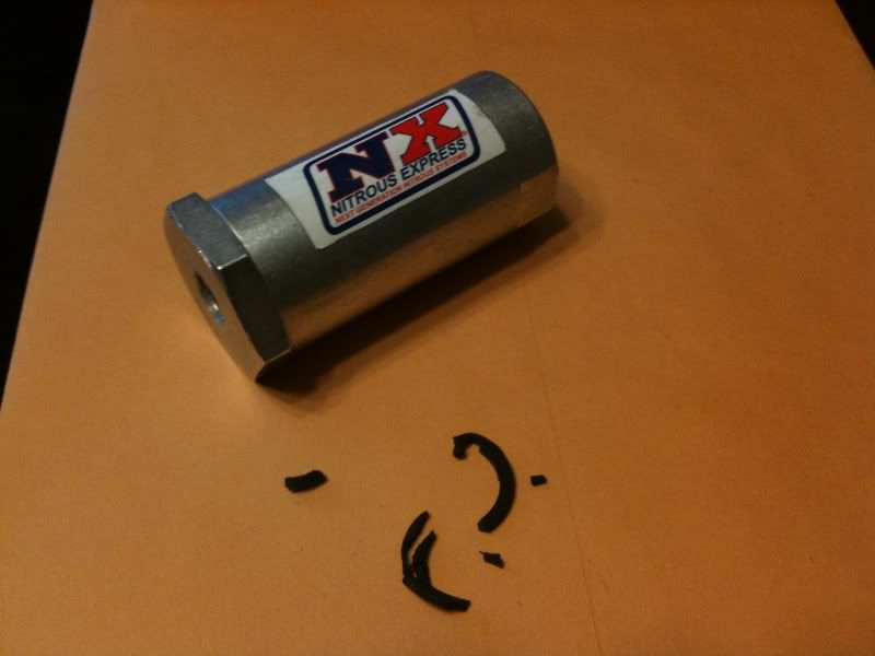 Nitrous solenoid stuck open at the track last night! NX FILTER WARNING