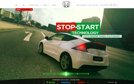 Honda CRZ interactive 3D Model developed by Collective London