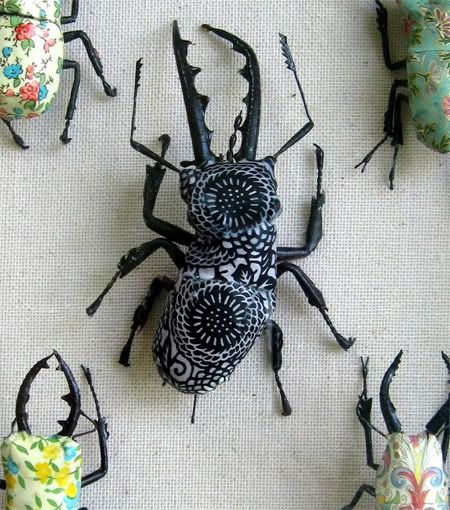 Jennifer Khoshbin  Dressed Pests, flower pattern
