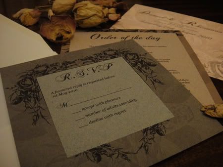 Wedding invitation designs for Daniel Hall and Rhiannon Thomas produced by designer dan