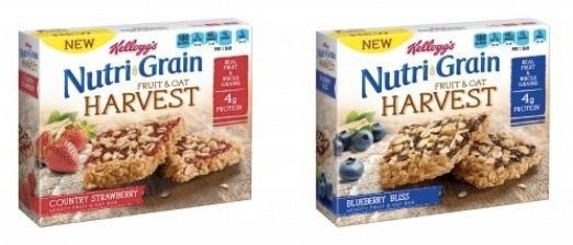 Nutri-Grain® Fruit & Oat Harvest cereal bars