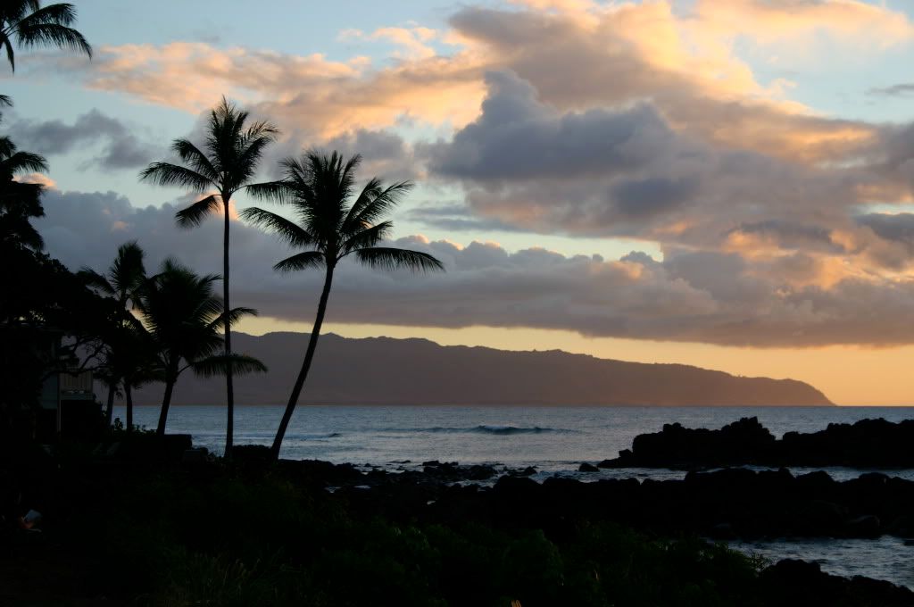 sunset north shore ( norte de oahu) Pictures, Images and Photos