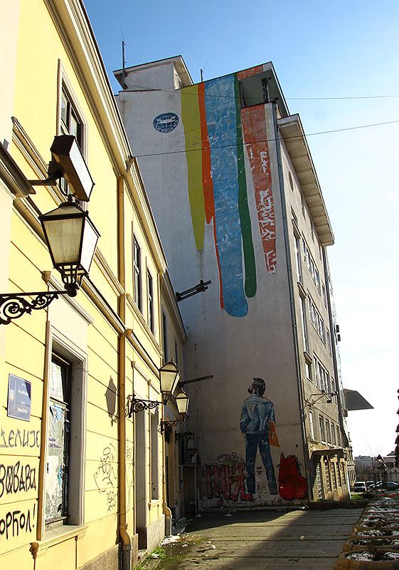 Сербія 2013 графіті бєлград