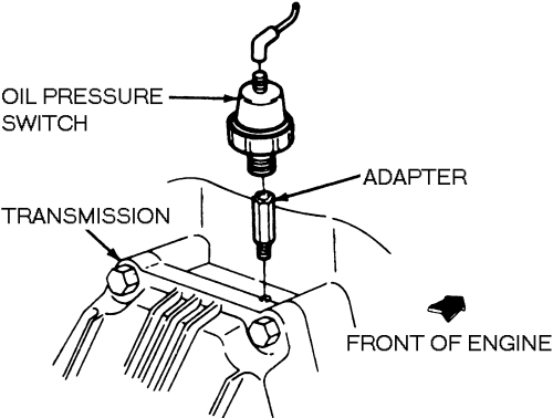 Ford focus oil pressure switch location #4