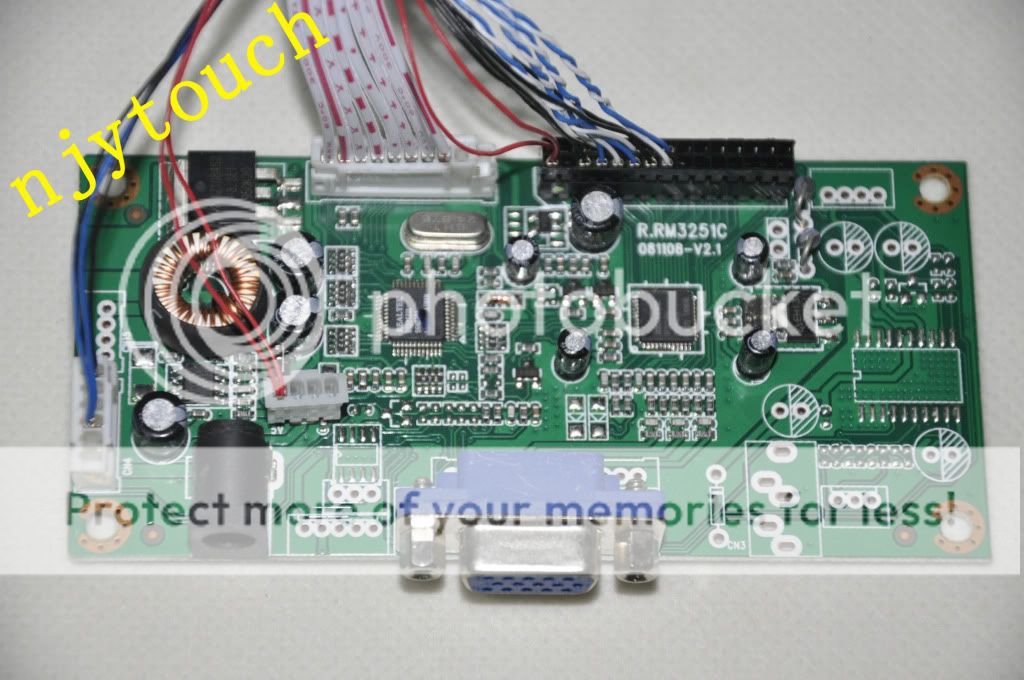 LCD controller kit for AUO B089AW01 and LG&PHILIPES LP089WS1 TLA1 LED 