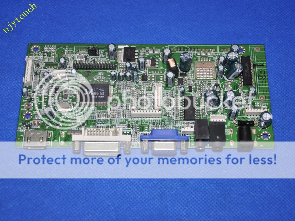 NJY2662 LVDS VGA DVI AV HDMI LCD Controller Board for DIY Samsung LTN154U1 L01