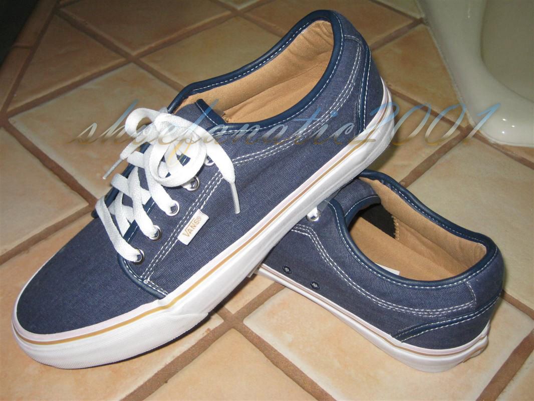 Vans Syndicate Sample Vault Chukka Low Navy Washed Canvas Supreme 