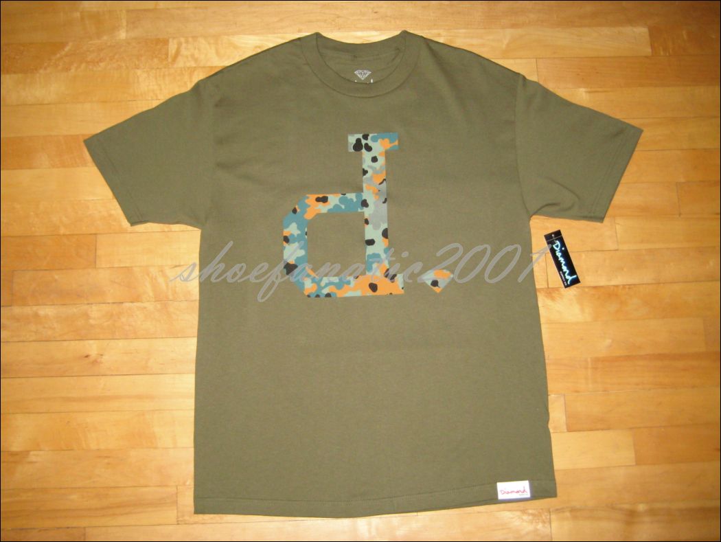 diamond supply camo shirt